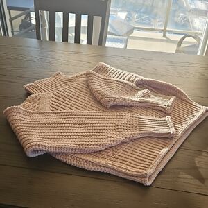 Women's Pink Knit Sweater
